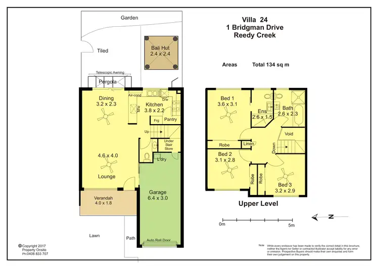 Floorplan of Homely townhouse listing, 22/1 Bridgman Drive, Reedy Creek QLD 4227