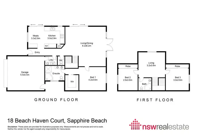 Floorplan of Homely house listing, 18 Beach Haven Court, Sapphire Beach NSW 2450