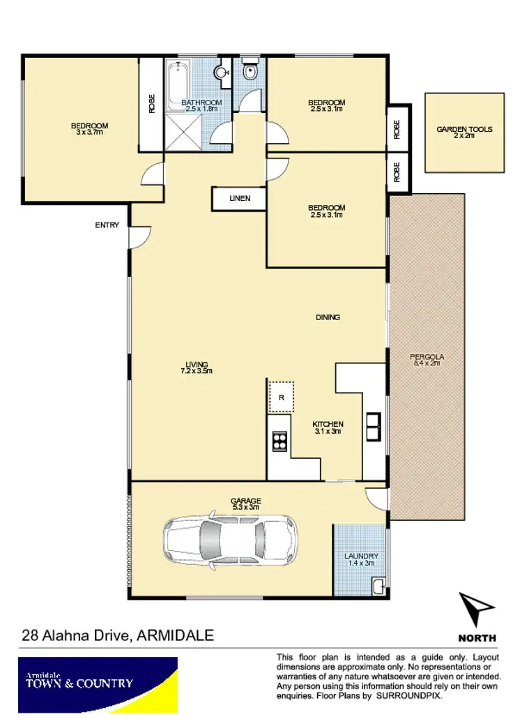 Floorplan of Homely house listing, 28 Alahna Drive, Armidale NSW 2350
