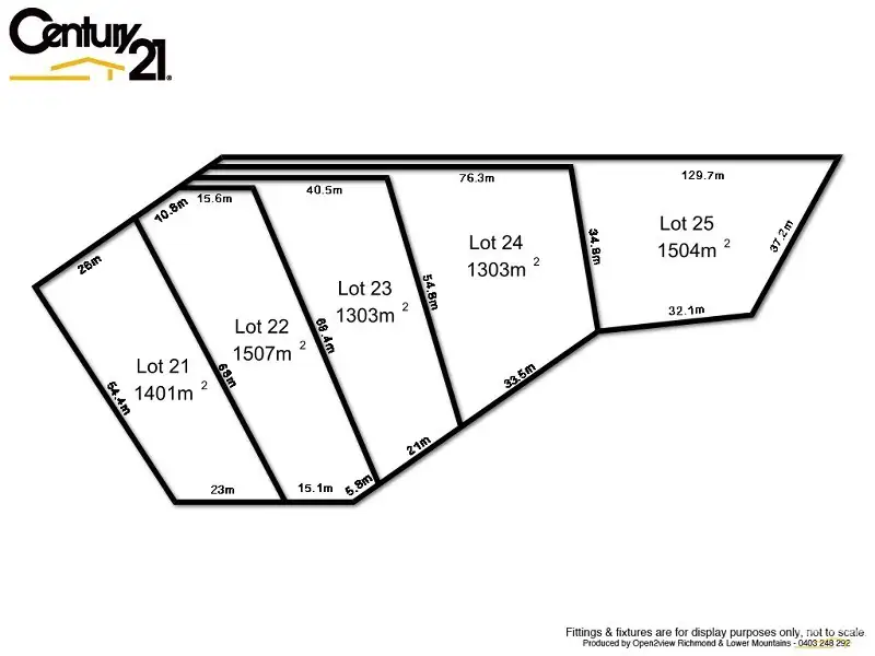 Floorplan of Homely land listing, 21-25/122-124 Silverdale Road, Silverdale NSW 2752