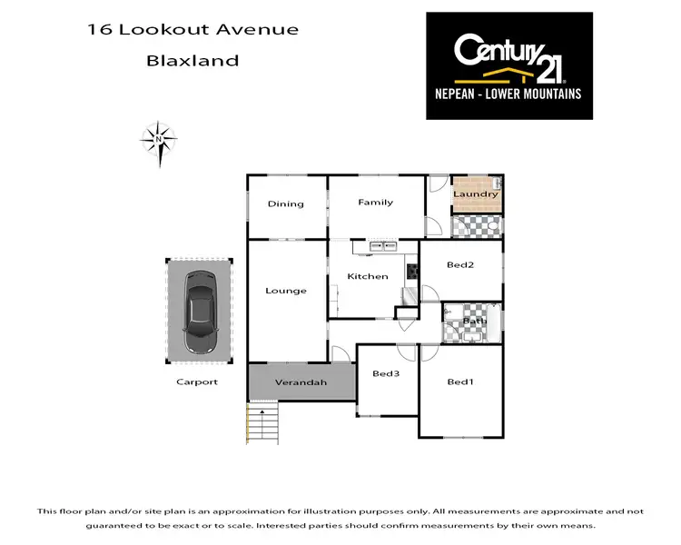 Floorplan of Homely house listing, 16 Lookout Avenue, Blaxland NSW 2774