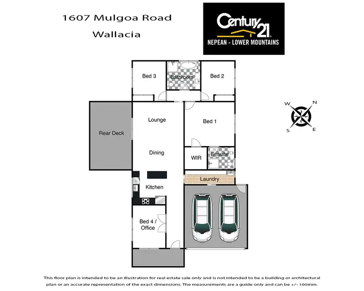 Floorplan of Homely house listing, 1607 Mulgoa Road, Wallacia NSW 2745