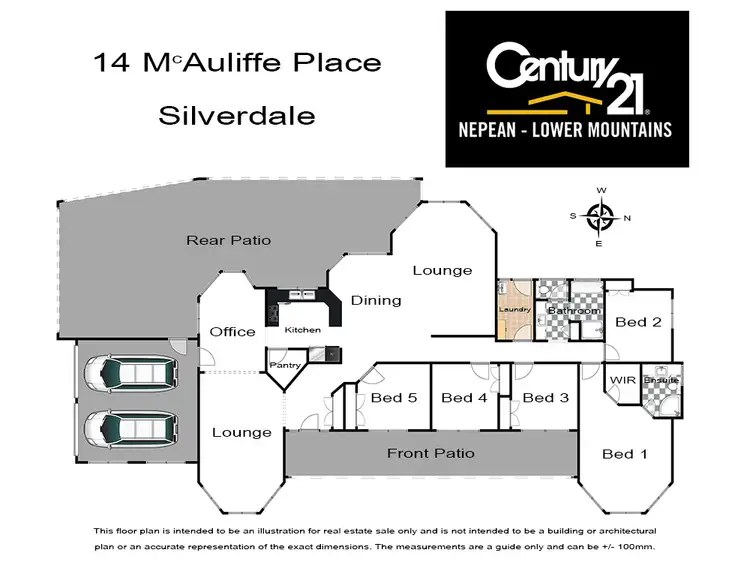 Floorplan of Homely house listing, 14 McAuliffe Place, Silverdale NSW 2752