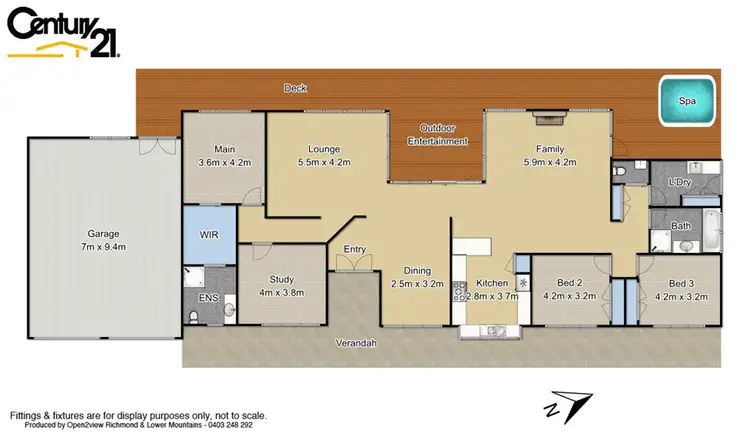 Floorplan of Homely house listing, 9 Greenhaven Place, Silverdale NSW 2752