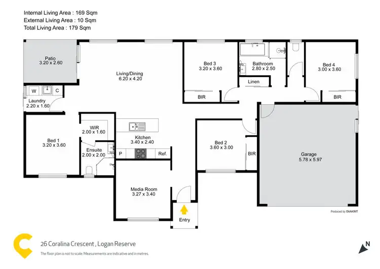 Floorplan of Homely house listing, 26 Coralina Cres, Logan Reserve QLD 4133