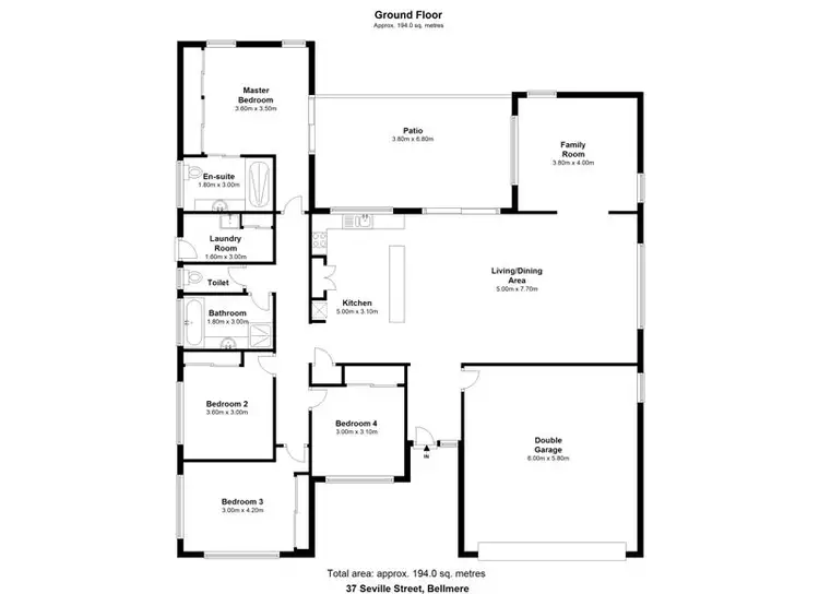 Floorplan of Homely house listing, 37 Seville St, Bellmere QLD 4510