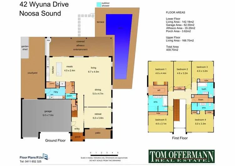 Floorplan of Homely house listing, 42 Wyuna Drive, Noosaville QLD 4566
