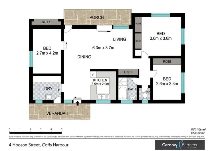 Floorplan of Homely house listing, 4 Hooson Street, Coffs Harbour NSW 2450
