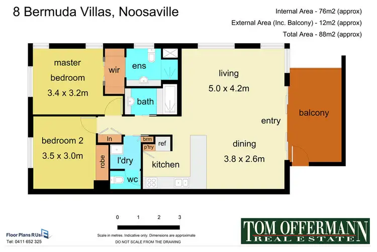 Floorplan of Homely unit listing, 8/7 Howard Street, Noosaville QLD 4566