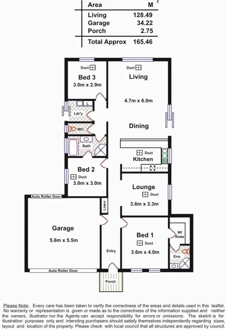 Floorplan of Homely house listing, 24a Selway Place, Evanston Park SA 5116