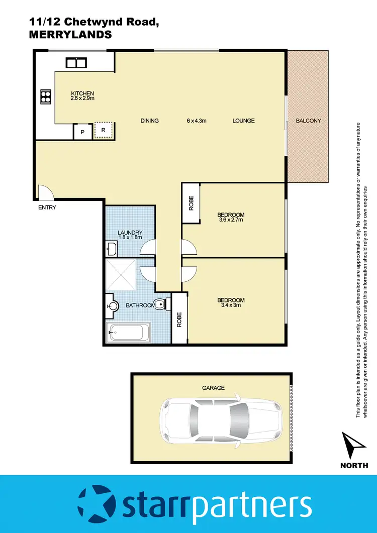 Floorplan of Homely unit listing, 11/12 Chetwynd Road, Merrylands NSW 2160