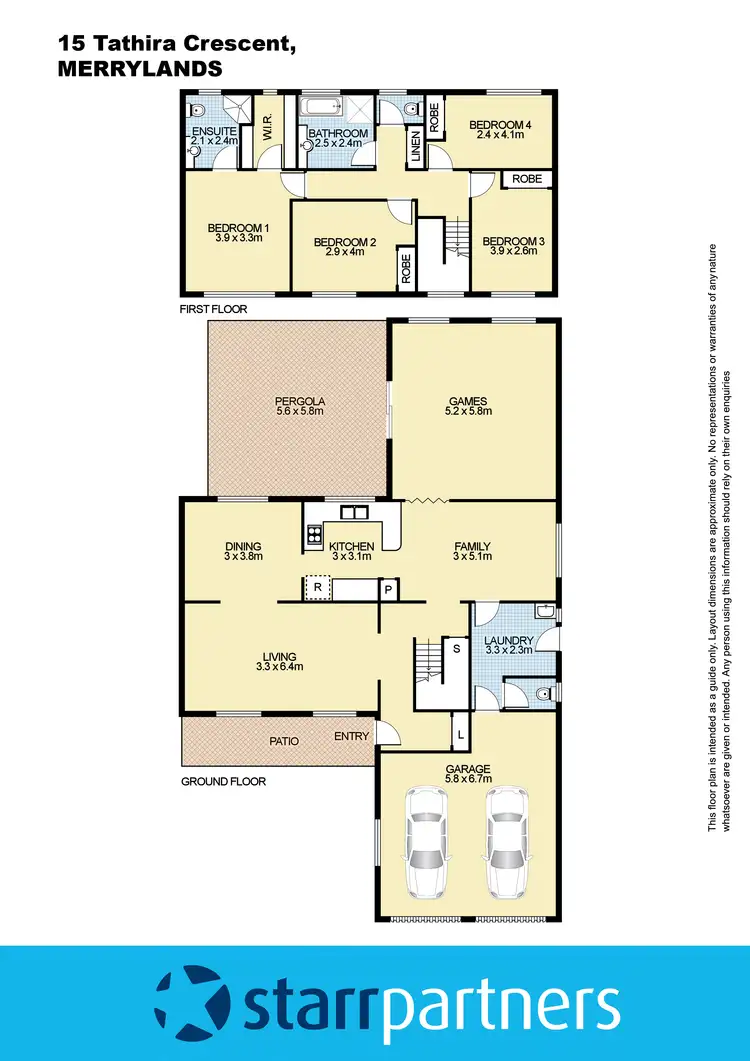 Floorplan of Homely house listing, 15 Tathira Crescent, Merrylands NSW 2160