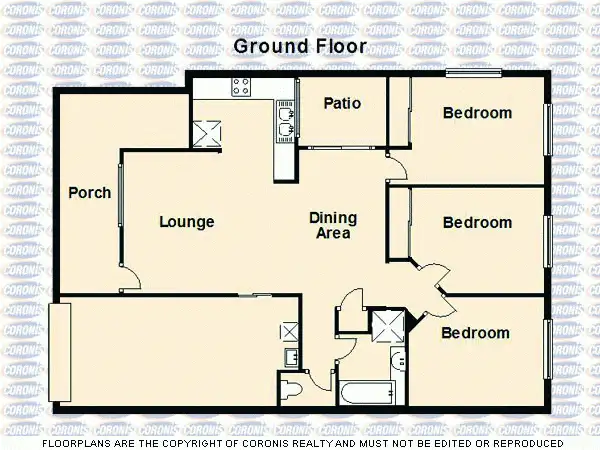 Floorplan of Homely semi-detached listing, z1/10 Elwick Place, Bracken Ridge QLD 4017