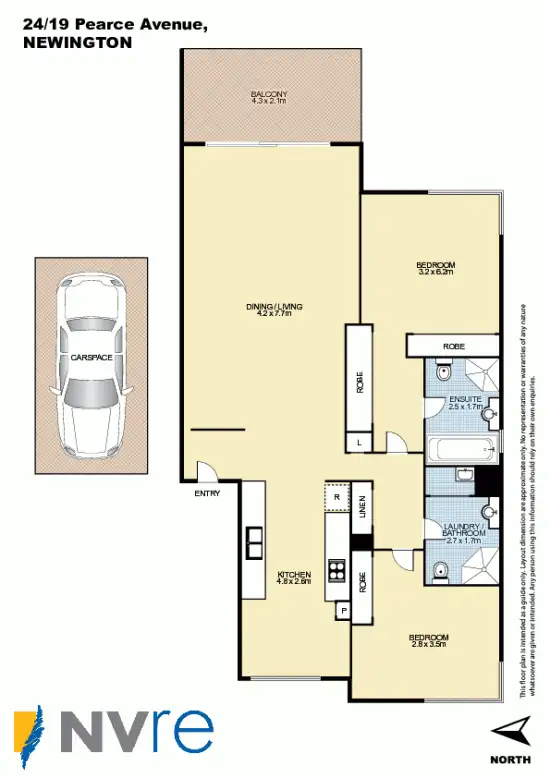 Floorplan of Homely unit listing, 24/19 Pearce Avenue, Newington NSW 2127