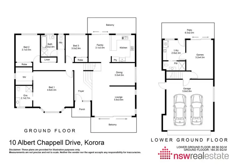 Floorplan of Homely house listing, 10 Albert Chappell Drive, Korora NSW 2450