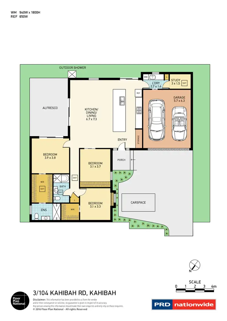 Floorplan of Homely unit listing, 3/104 Kahibah Road, Kahibah NSW 2290