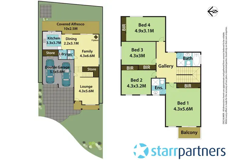 Floorplan of Homely house listing, 12 Hoya Way, Glenwood NSW 2768
