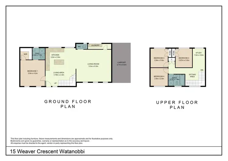 Floorplan of Homely house listing, 15 Weaver Crescent, Watanobbi NSW 2259