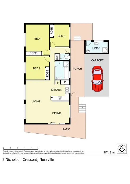 Floorplan of Homely house listing, 5 Nicholson Crescent, Toukley NSW 2263