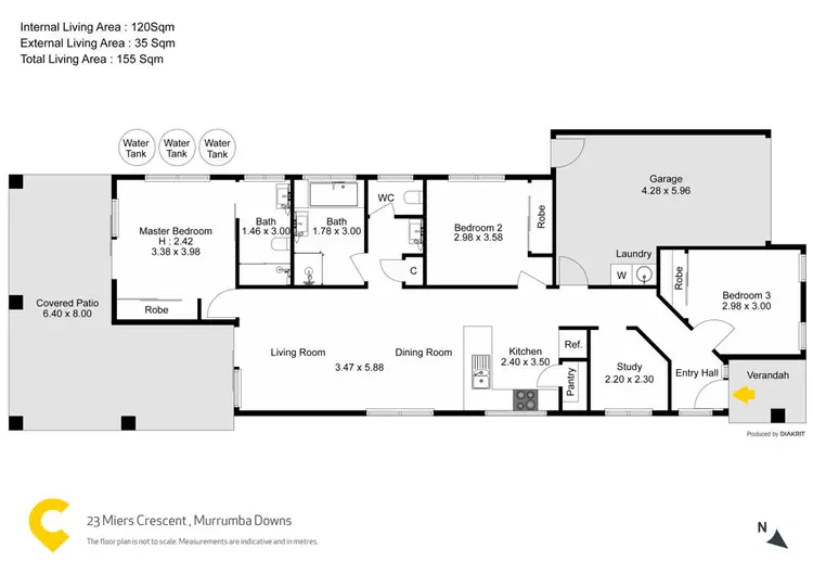 Floorplan of Homely house listing, 23 Miers Crescent, Murrumba Downs QLD 4503