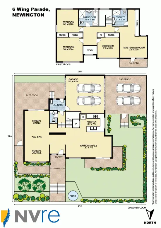 Floorplan of Homely house listing, 6 Wing Parade, Newington NSW 2127