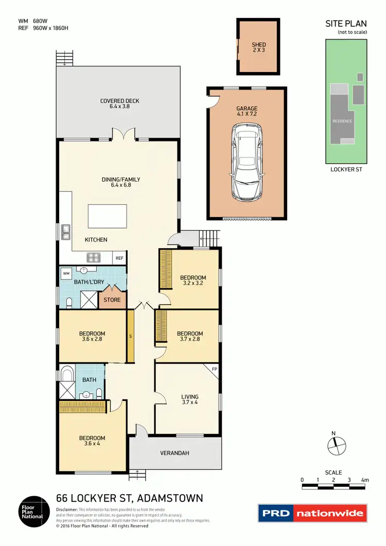 Floorplan of Homely house listing, 66 Lockyer Street, Adamstown NSW 2289