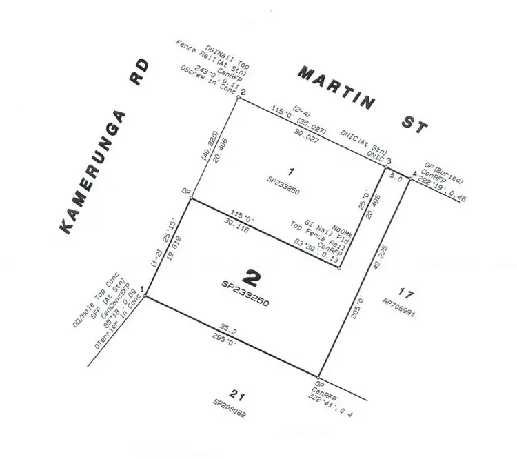 Floorplan of Homely land listing, 2B Martin Street, Freshwater QLD 4870