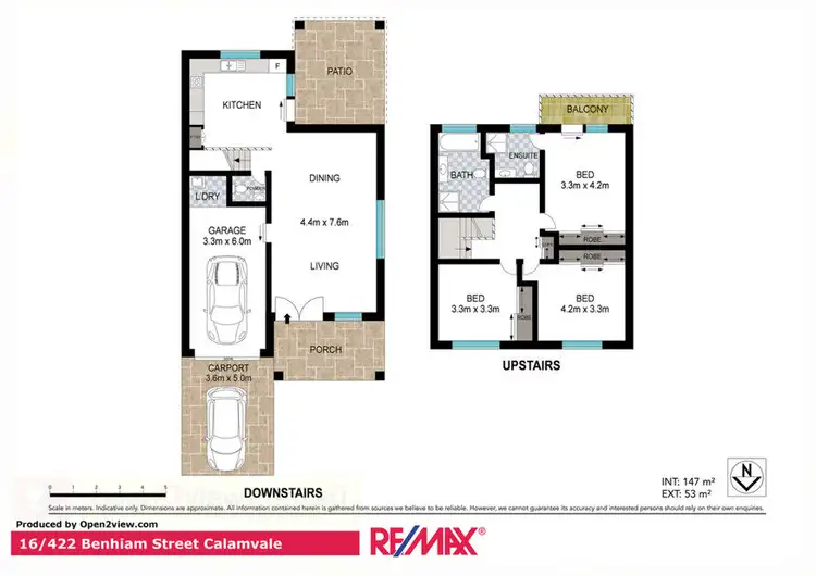 Floorplan of Homely townhouse listing, 16/422 Benhiam Street, Calamvale QLD 4116