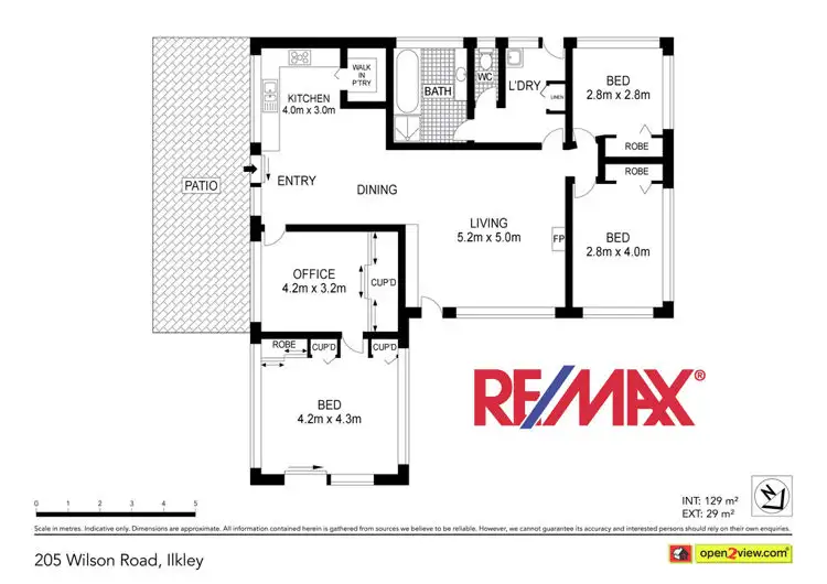 Floorplan of Homely rural property listing, 205 Wilson Road, Ilkley QLD 4554