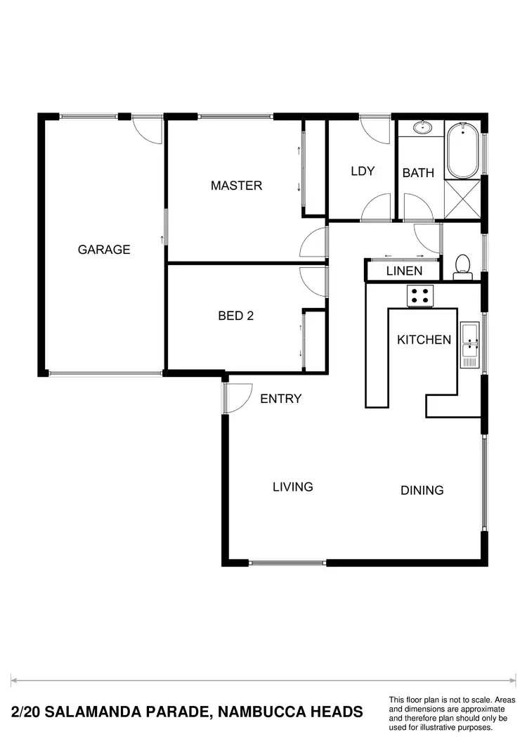 Floorplan of Homely unit listing, Address available on request