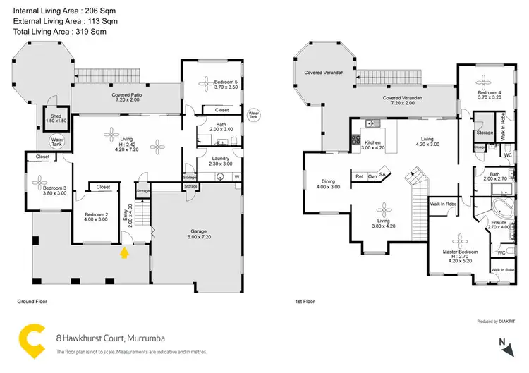 Floorplan of Homely house listing, 8 Hawkhurst Court, Murrumba Downs QLD 4503