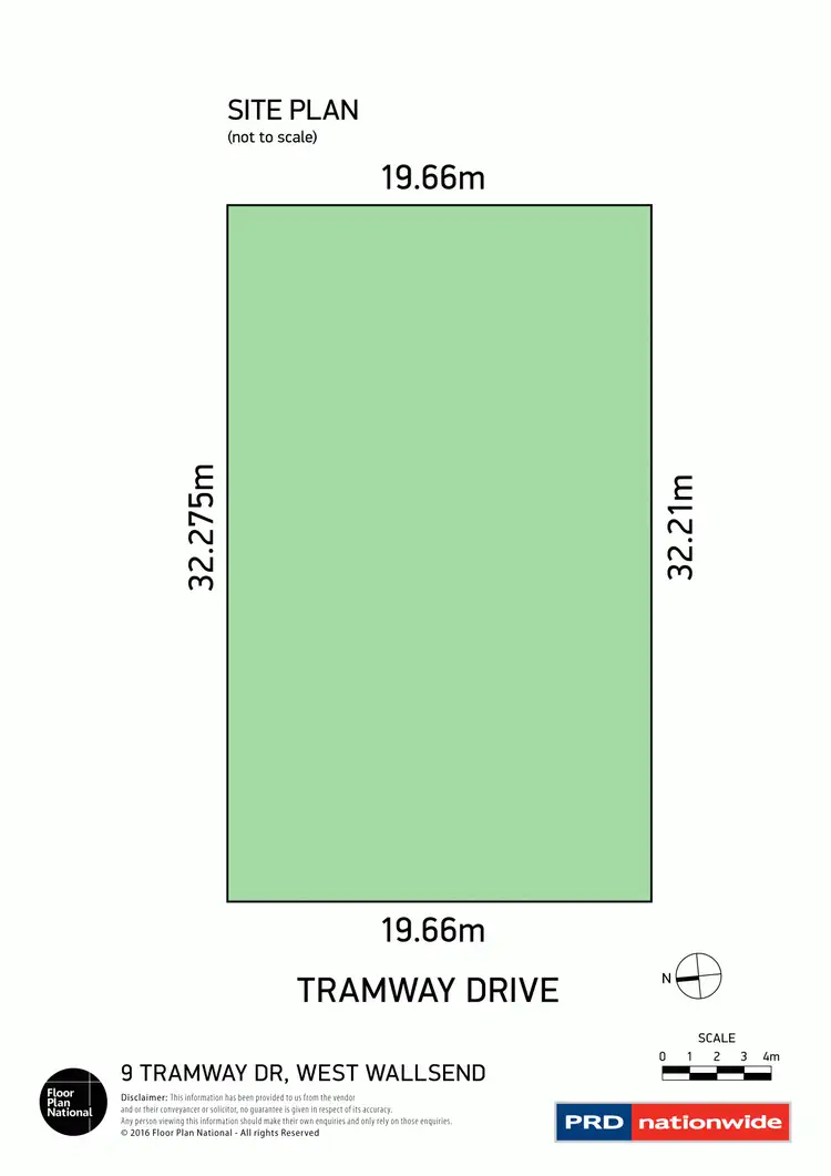 Floorplan of Homely land listing, 9 Tramway Drive, West Wallsend NSW 2286