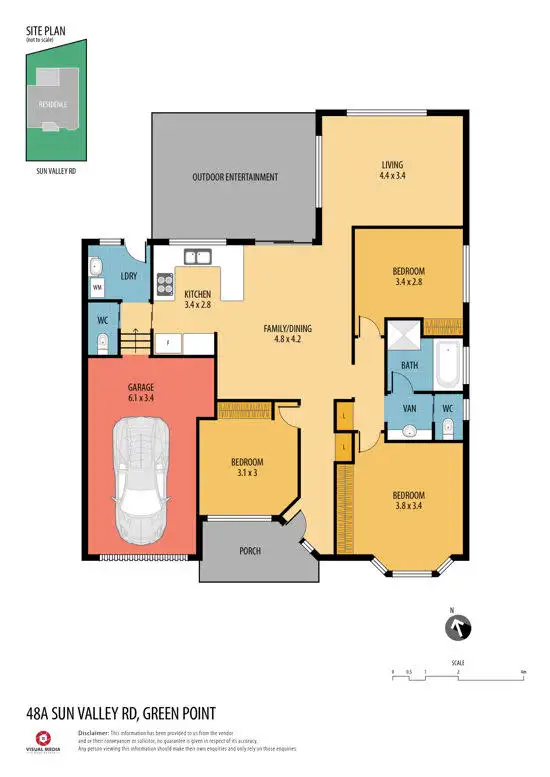 Floorplan of Homely house listing, 48a Sun Valley Road, Green Point NSW 2251