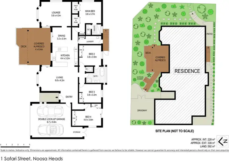 Floorplan of Homely house listing, 1 Safari St, Noosa Heads QLD 4567