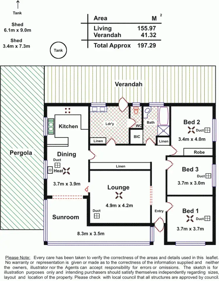 Floorplan of Homely house listing, 13 Barossa Valley Way, Tanunda SA 5352