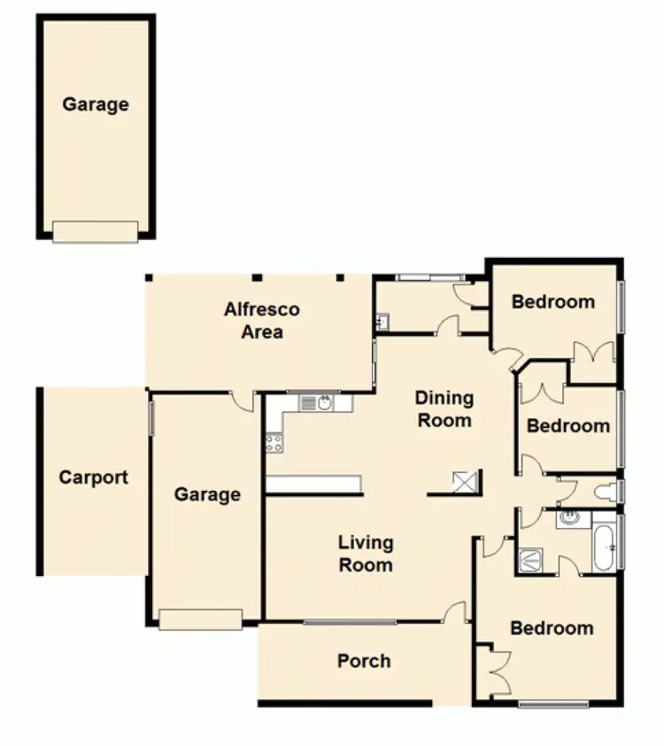 Floorplan of Homely house listing, 7 Kristy Court, Morayfield QLD 4506