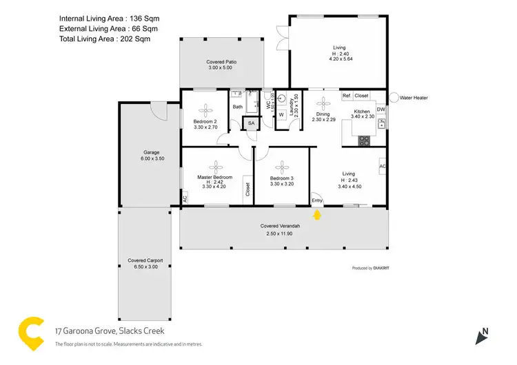 Floorplan of Homely house listing, 17 Garoona Grove, Slacks Creek QLD 4127