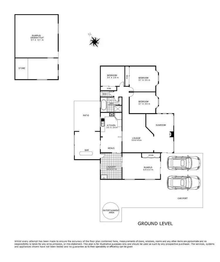 Floorplan of Homely rural property listing, 400 Upper Flagstone Creek Road, Upper Flagstone QLD 4344