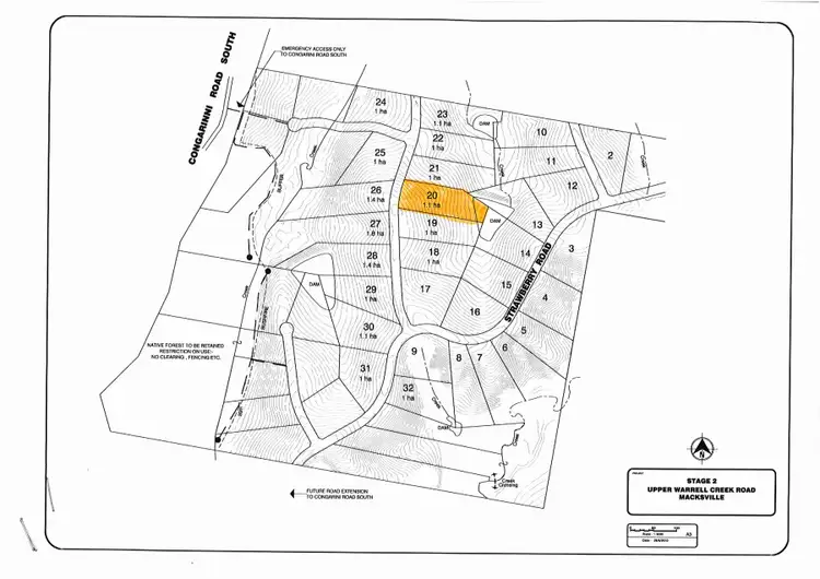 Floorplan of Homely land listing, Lot 20 Geoffrey Charles Drive, Congarinni NSW 2447