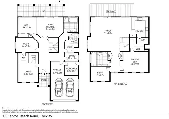 Floorplan of Homely house listing, 16 Canton Beach Rd, Toukley NSW 2263