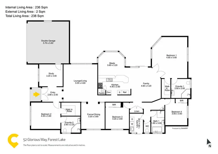 Floorplan of Homely house listing, 52 Glorious Way, Forest Lake QLD 4078