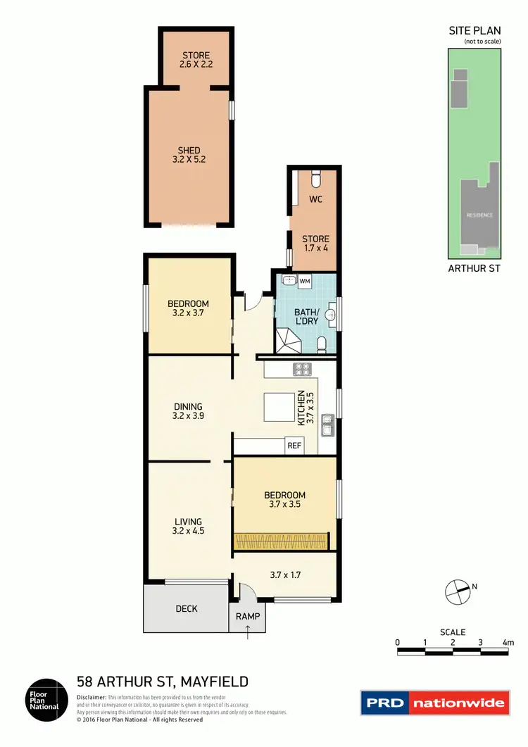 Floorplan of Homely house listing, 58 Arthur Street, Mayfield NSW 2304