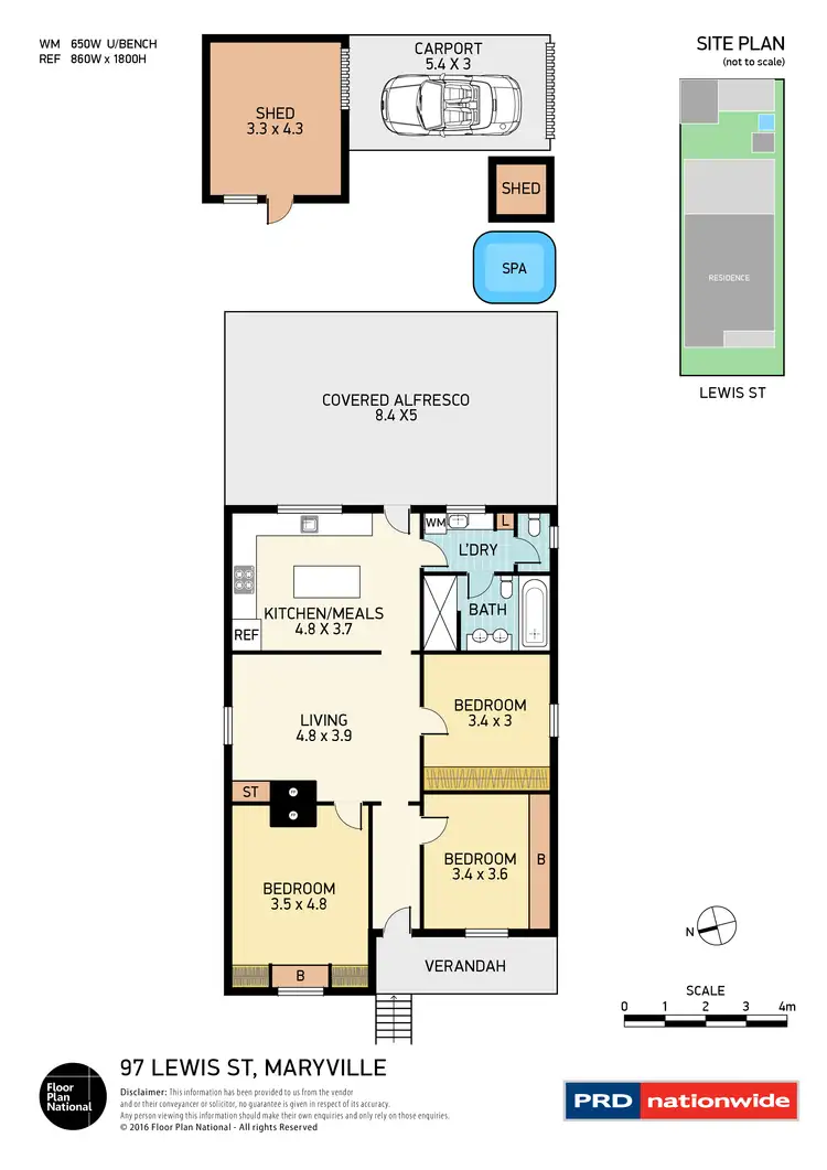 Floorplan of Homely house listing, 97 Lewis Street, Maryville NSW 2293