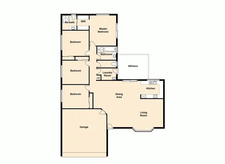 Floorplan of Homely house listing, 4 Links Avenue, Meadowbrook QLD 4131