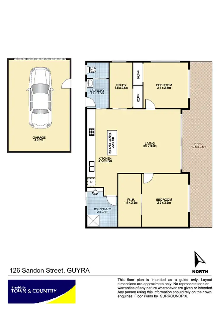 Floorplan of Homely house listing, 126 Sandon Street, Guyra NSW 2365
