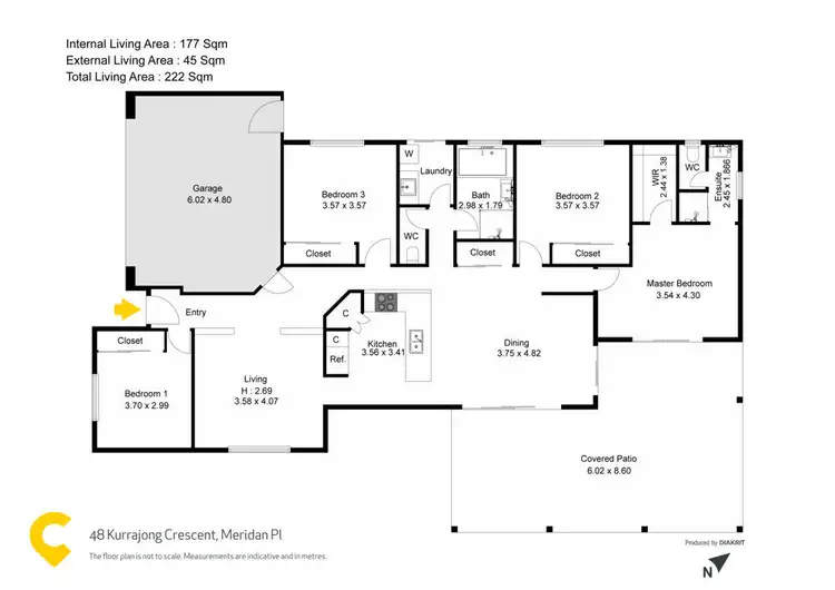 Floorplan of Homely house listing, 48 Kurrajong Crescent, Meridan Plains QLD 4551