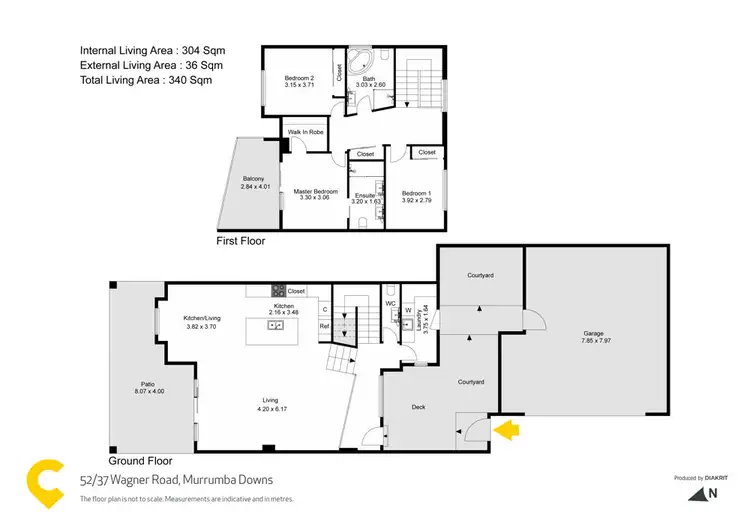 Floorplan of Homely townhouse listing, Address available on request