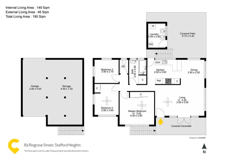 Floorplan of Homely house listing, 83 Ringrose Street, Stafford Heights QLD 4053