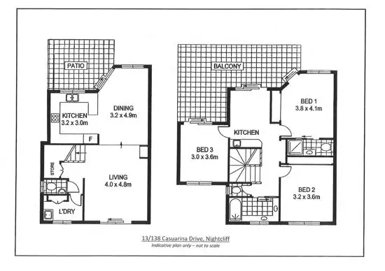 Floorplan of Homely unit listing, 13/138 Casuarina Drive, Nightcliff NT 810