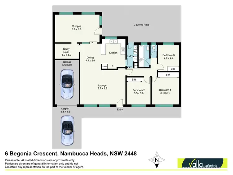 Floorplan of Homely house listing, 6 Begonia Crescent, Nambucca Heads NSW 2448